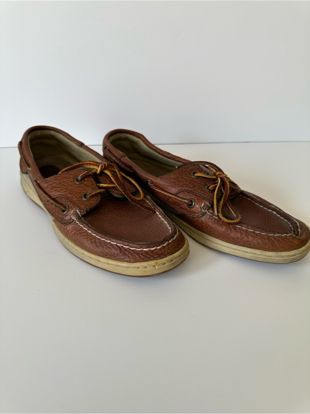 Women’s Sperry Top-Sider Leather Boat Shoes 7.5M